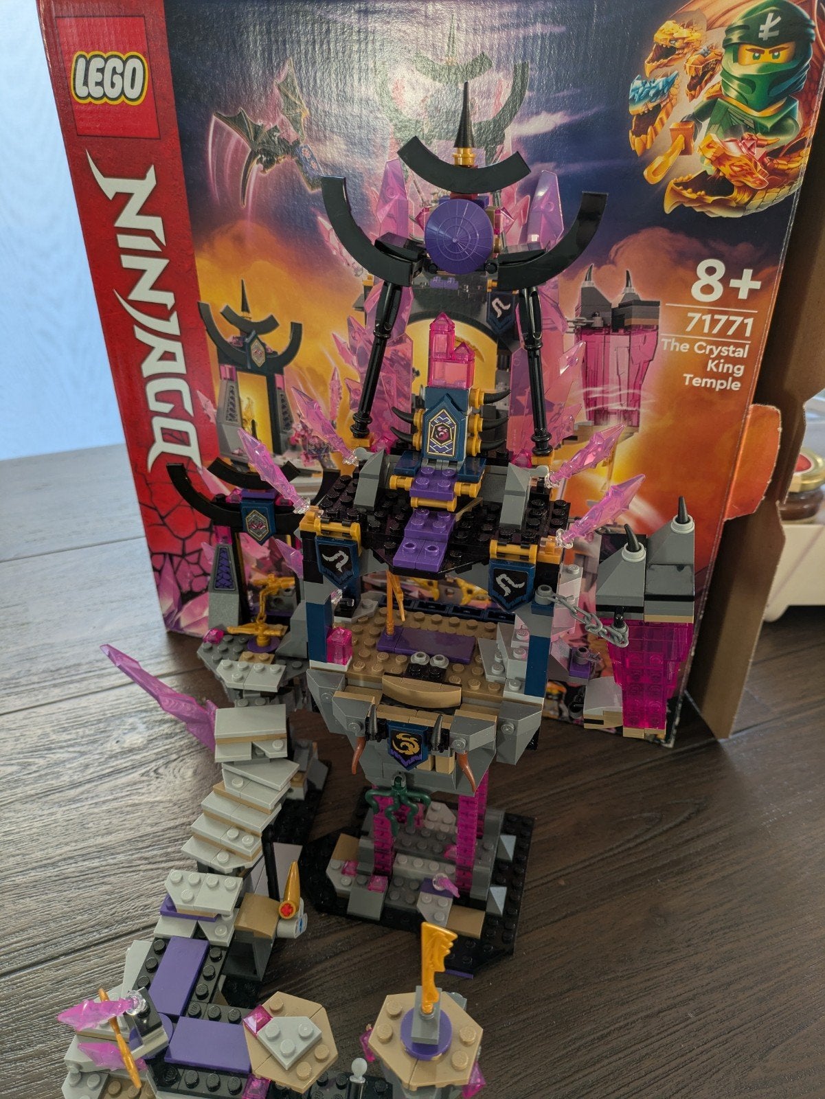 LEGO Ninjago 71771 The Crystal King Tempel, Ophalen of Verzenden, Zo goed als nieuw