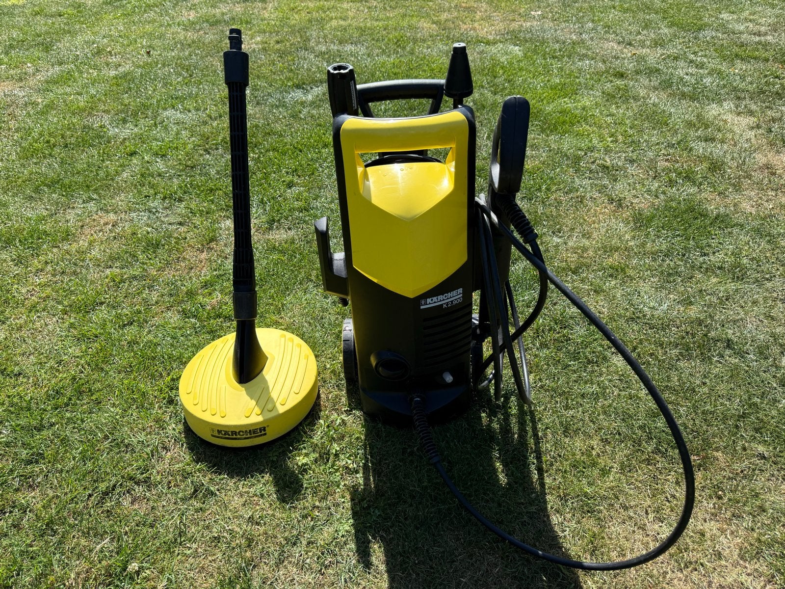 Kärcher K2.900 hogedrukreiniger met terrasreiniger, Tuin en Terras, Hogedrukreinigers, Ophalen, Gebruikt, Elektrisch