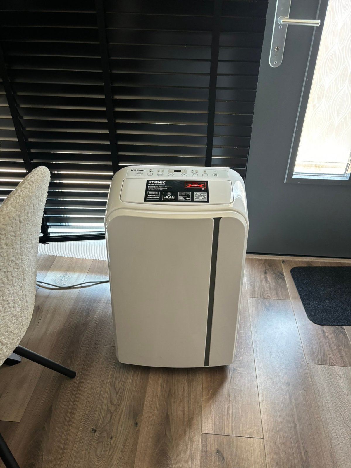 Koenic Mobiele Airco met WLAN en Google Assistant, Witgoed en Apparatuur, Airco's, Minder dan 60 m³, 3 snelheden of meer, Ophalen of Verzenden
