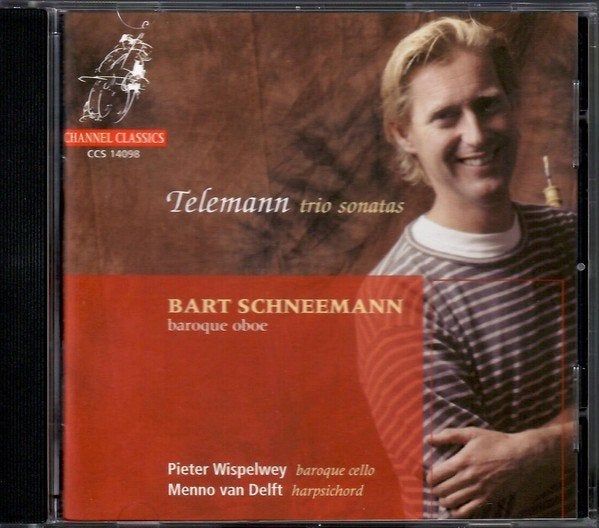 Telemann Trio Sonatas Bart Schneemann CD, Gebruikt, Overige typen, Ophalen of Verzenden, Barok