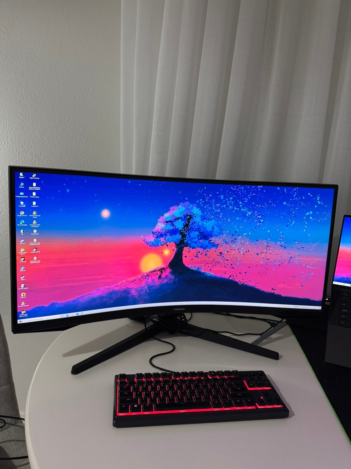 Samsung Odyssey G5 UltraWide Monitor 165Hz | 34 inch| 1ms, Computers en Software, Gaming, VA, Zo goed als nieuw, HDMI