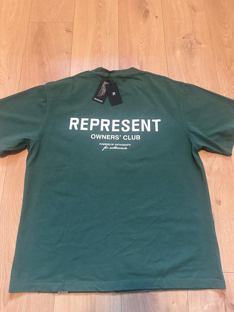 Represent Owners' Club T-shirt - Donkergroen, Verzenden, Nieuw, Maat 52/54 (L), Groen