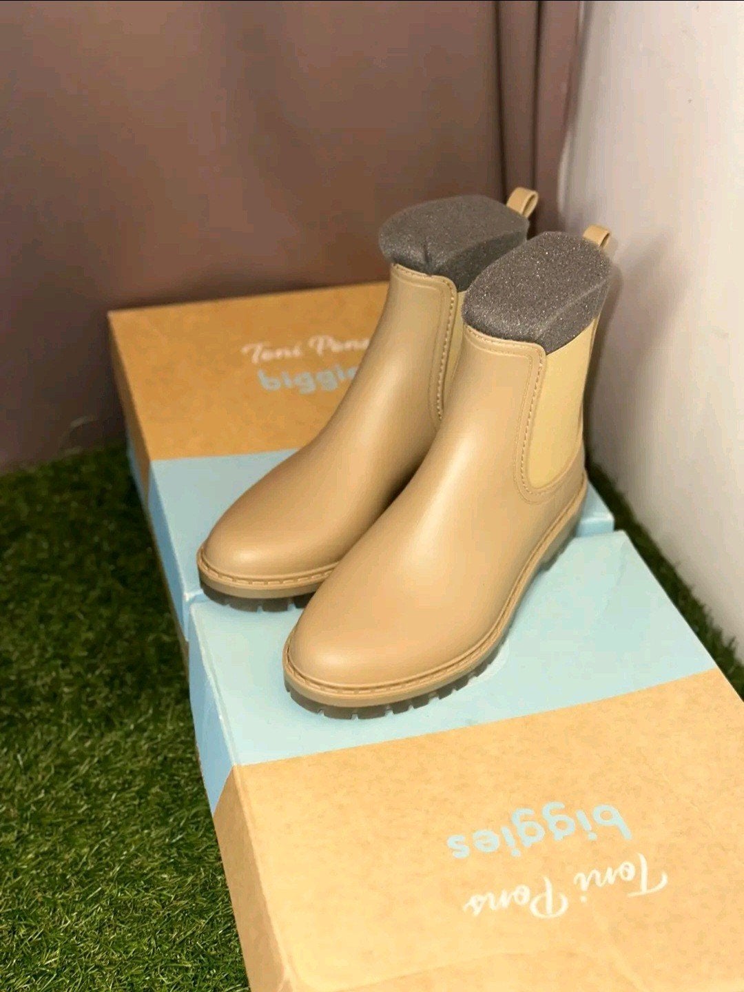 schoenen, Kleding | Dames, Schoenen, Hoge laarzen, Beige, Nieuw, Toni pons