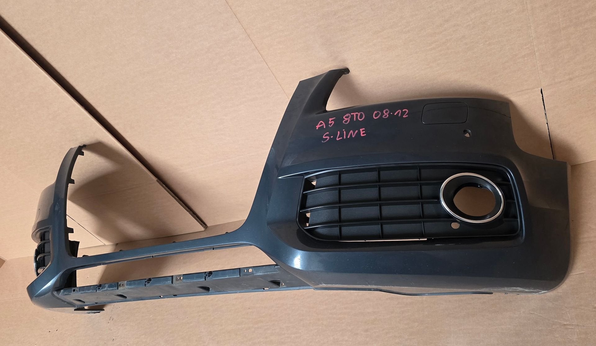 Voorbumper Audi A5 8T S-Line S5 KLS 2007-2012 BUMPER ORIGINE, Gebruikt, -, Voor, Ophalen of Verzenden