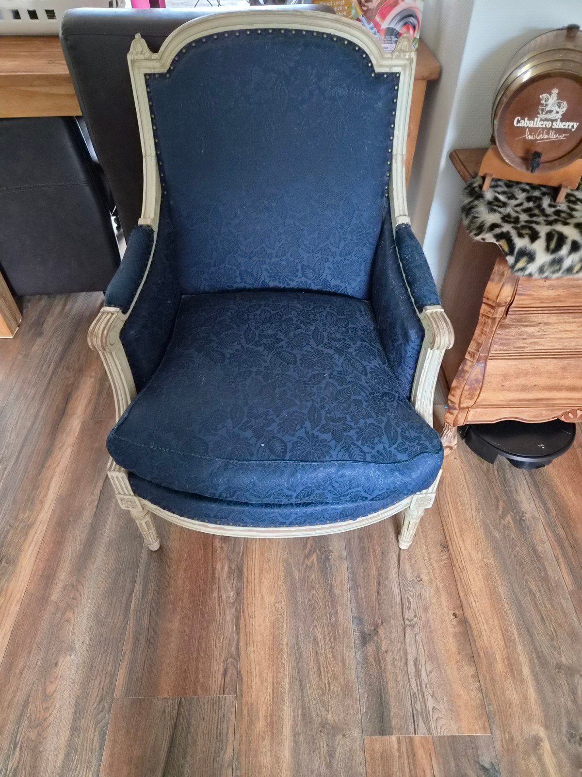ouderwetse stoel, Huis en Inrichting, Ophalen, Gebruikt, 50 tot 75 cm