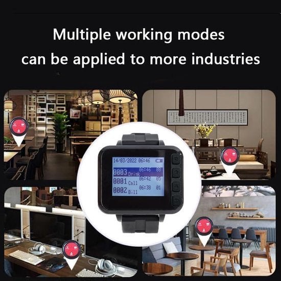 Draadloos Oproepsysteem – Restaurant Pager, Corvance B.V., Verzenden, Nieuw, Corvancebol@gmail.com