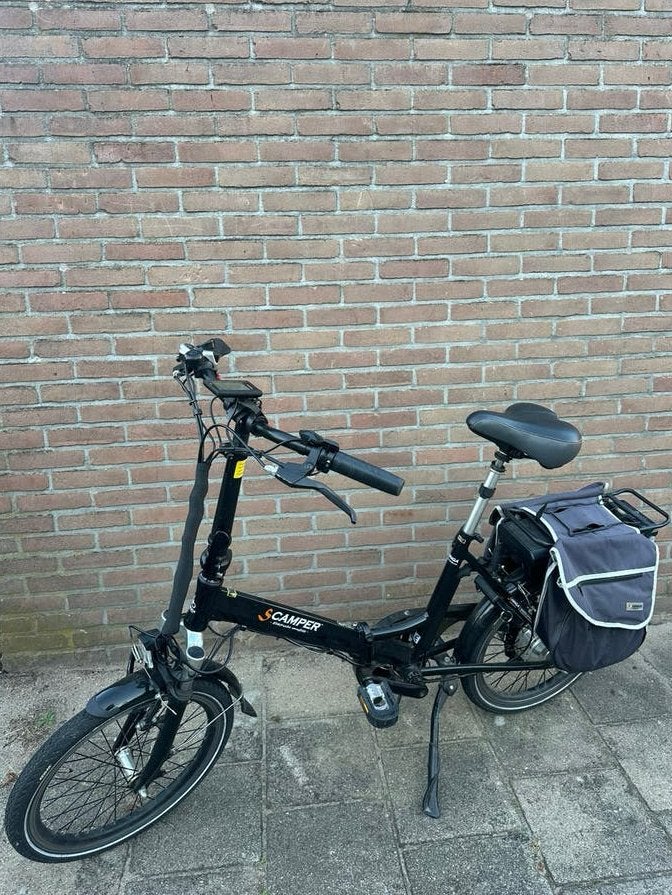 Lacros S-Camper Elektrische Vouwfiets | 2700 km | Goede Accu, Minder dan 47 cm, Ophalen, Gebruikt, Overige merken