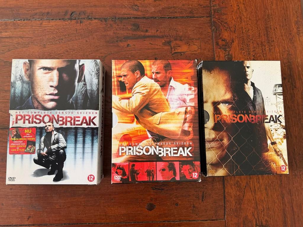 Prison Break Seizoen 1, 2 en 3 DVD Boxsets, Gebruikt, Boxset, Ophalen of Verzenden, Actie en Avontuur