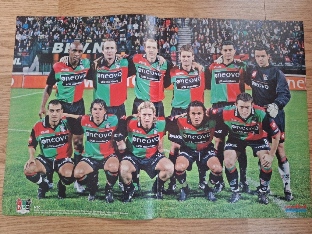 Verzameling posters NEC Nijmegen (18x), Ophalen of Verzenden, Zo goed als nieuw, Overige binnenlandse clubs, Poster, Plaatje of Sticker