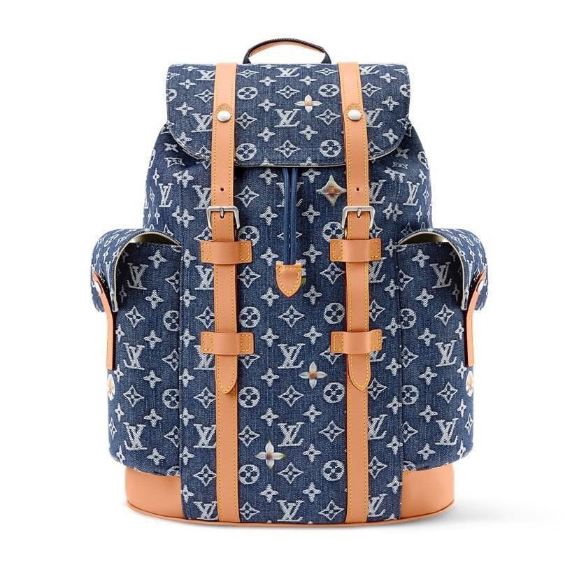 Nieuwe Louis Vuitton rugzak in denim met monogram, Sieraden, Tassen en Uiterlijk, Ophalen of Verzenden, Nieuw, Blauw, Overige typen