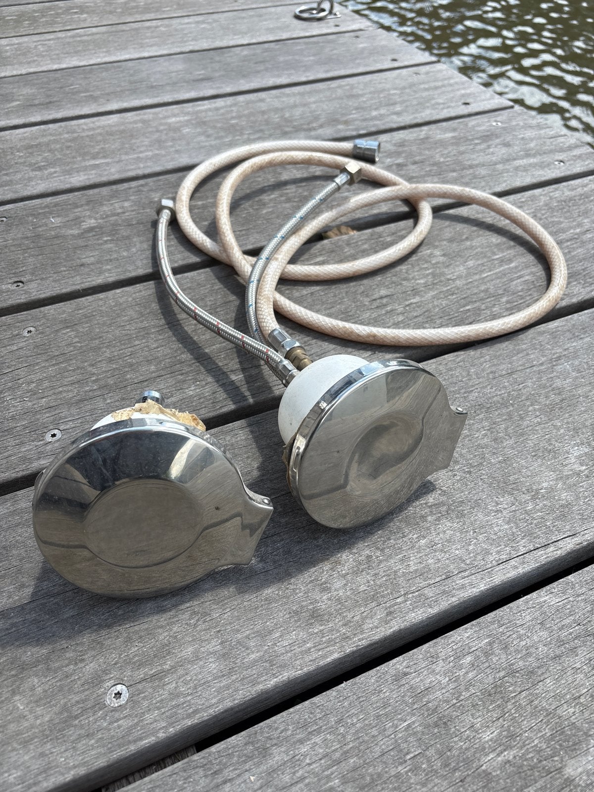 Nieuwe inbouw dekdouche voor boot of camper, Ophalen, Nieuw, Kombuis en Sanitair