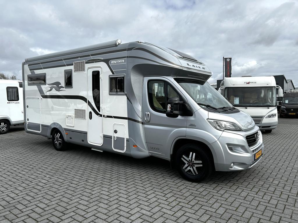 Laika Kreos 5009 Automaat/Enkele-bedden/2016/180pk/Airco!, Caravans en Kamperen, Campers, Automaat, Fiat, 7 tot 8 meter, Bedrijf