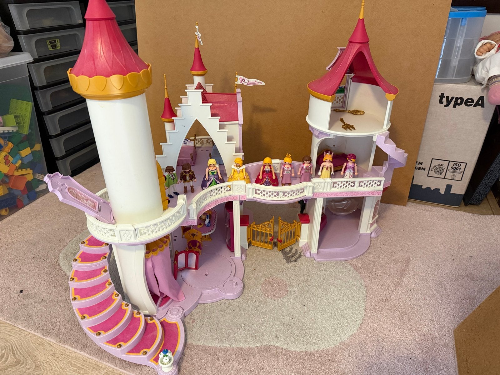 Playmobil Prinsessenkasteel met accessoires en poppetjes, Ophalen of Verzenden, Zo goed als nieuw, Overige typen