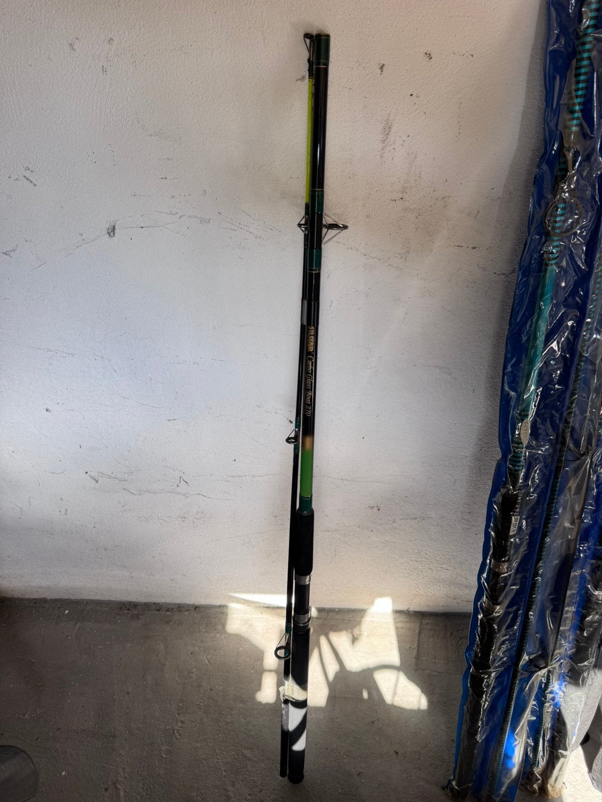 Silstar boot hengel 2,70 meter, Watersport en Boten, Hengelsport | Zeevissen, Ophalen, Zo goed als nieuw, Werphengel