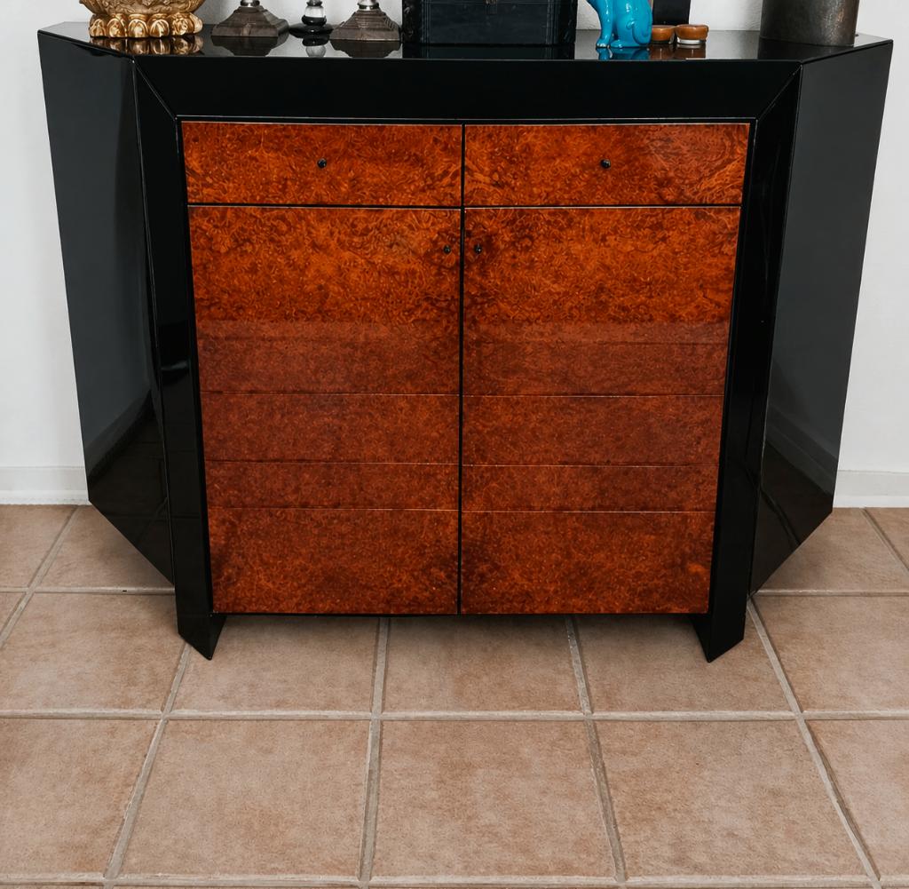 Vintage dressoir jaren 80 Paul Michel, Huis en Inrichting, Kasten | Dressoirs, Ophalen, Gebruikt, Vintage, 50 tot 100 cm
