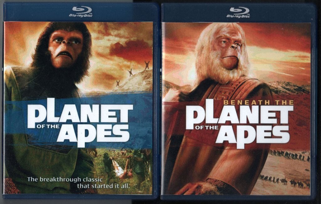 VERKOCHT Planet of the Apes 7- film Collectie BR LEES!NLsub!, Gebruikt, Film, Science Fiction en Fantasy, Boxset