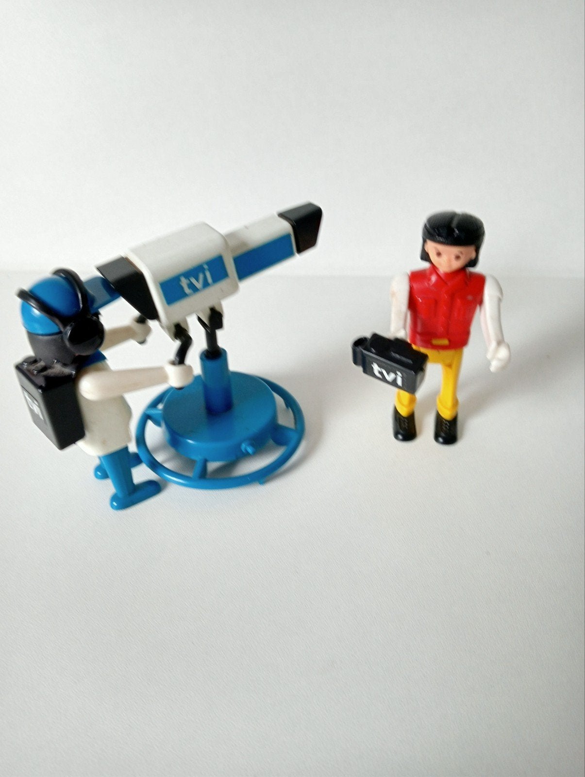 Playmobil TVI Cameraman en Verslaggever Set, Ophalen of Verzenden, Zo goed als nieuw, Jongen