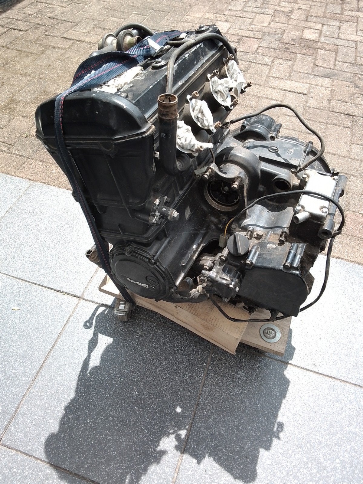 Veel Onderdelen Kawasaki ZX10 Tomcat 88-90 o.a. Motorblok, Motoren, Ophalen, Gebruikt