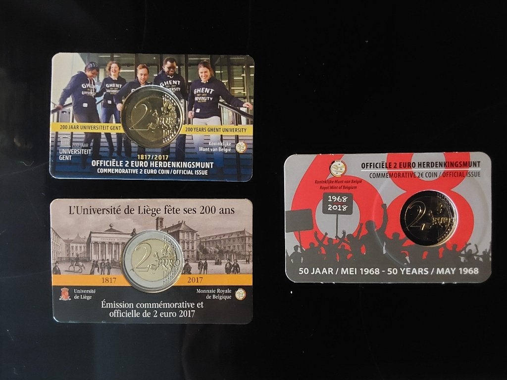 Foto 16 van 2 Euro Munten Verzameling 11 x verzegeld