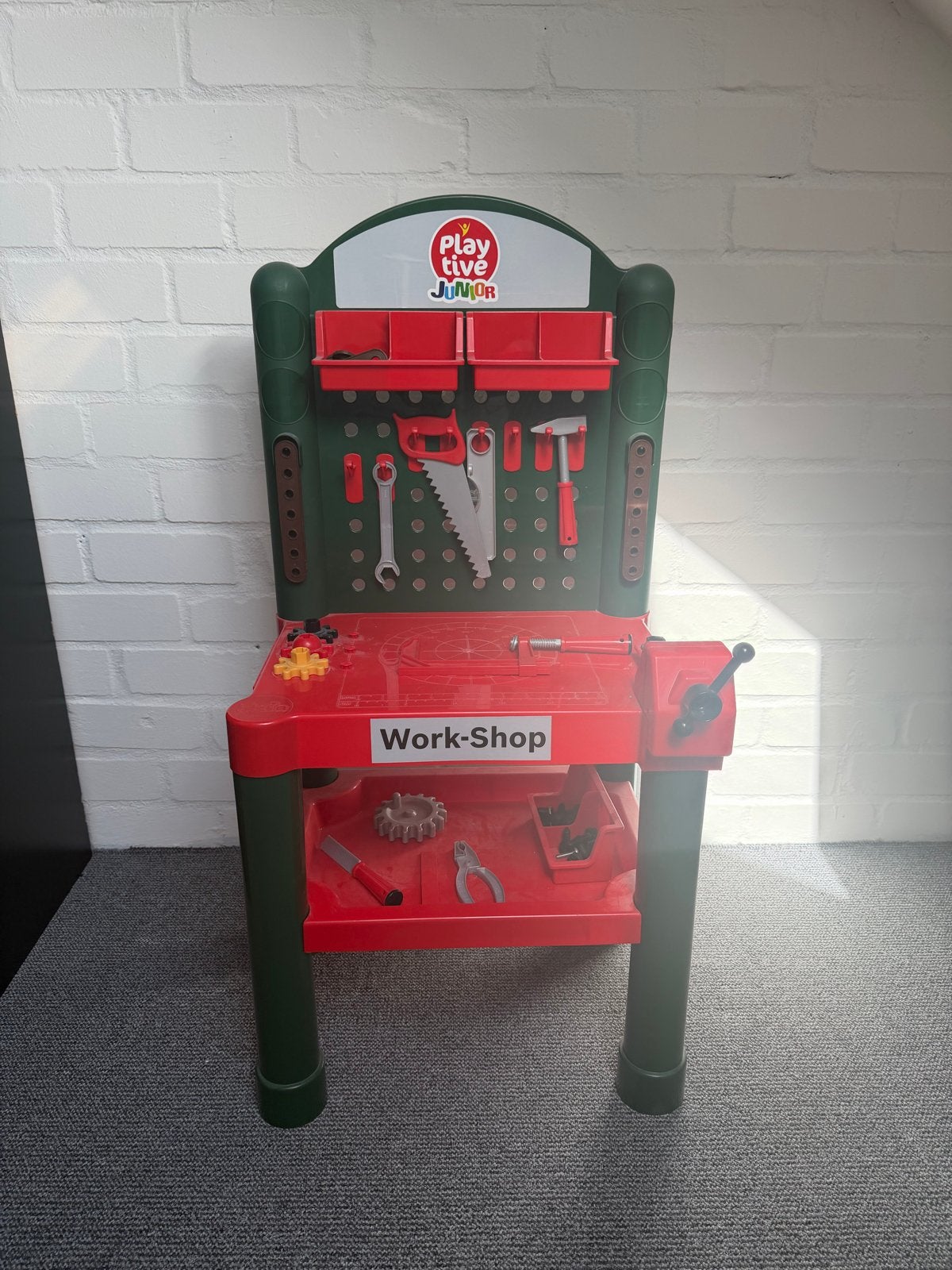 Playtive Junior Werkbank met gereedschap, Ophalen, Gebruikt, Jongen of Meisje