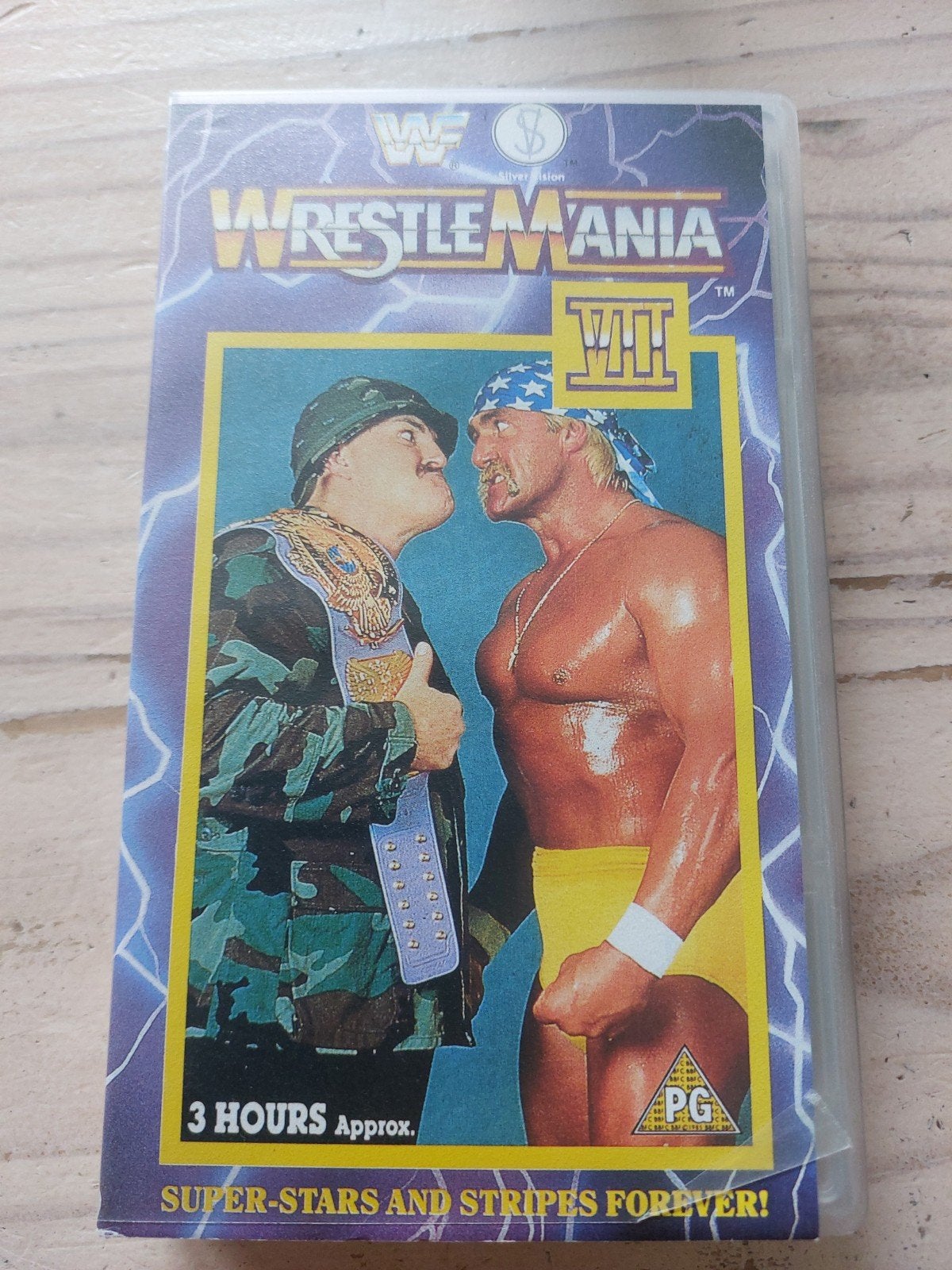Wwf wrestling wrestlemania 7 videoband, Alle leeftijden, Ophalen of Verzenden, Gebruikt