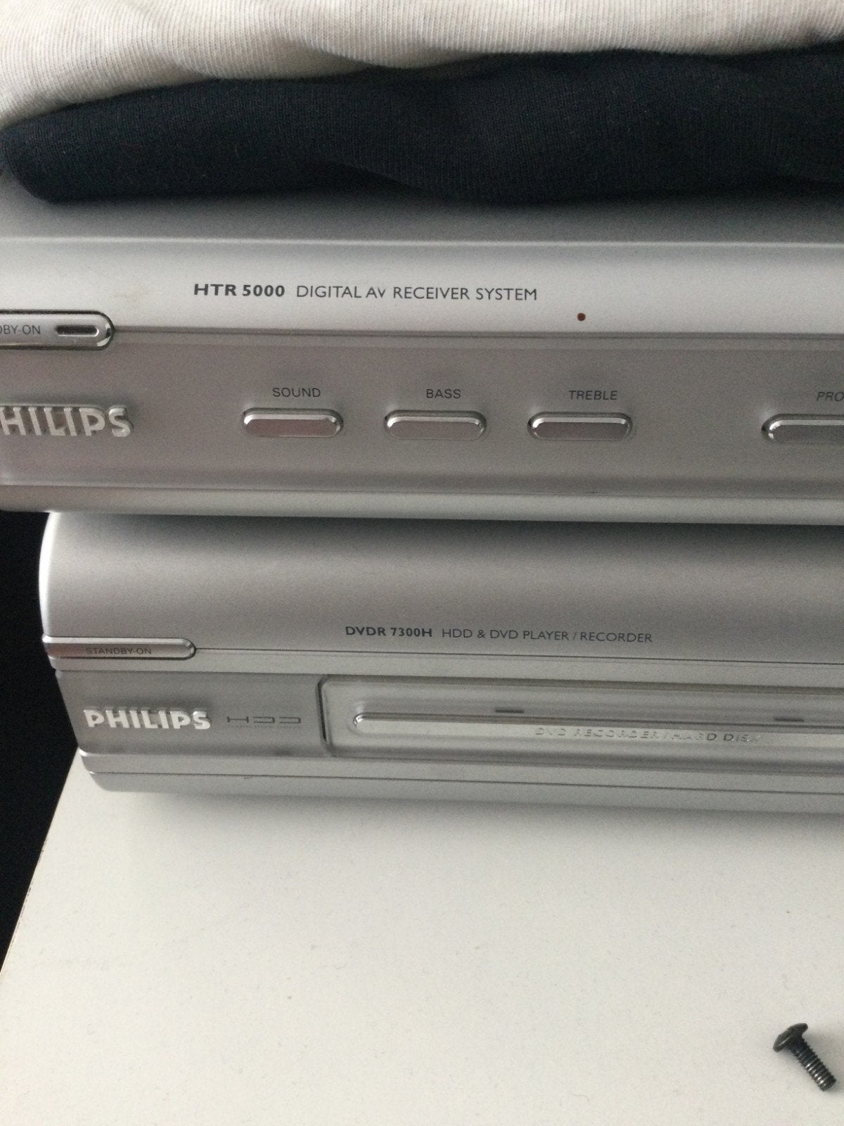 Philips surround system HTR 5000 inclusief DVD recorder, Ophalen, Philips, Gebruikt, 70 watt of meer