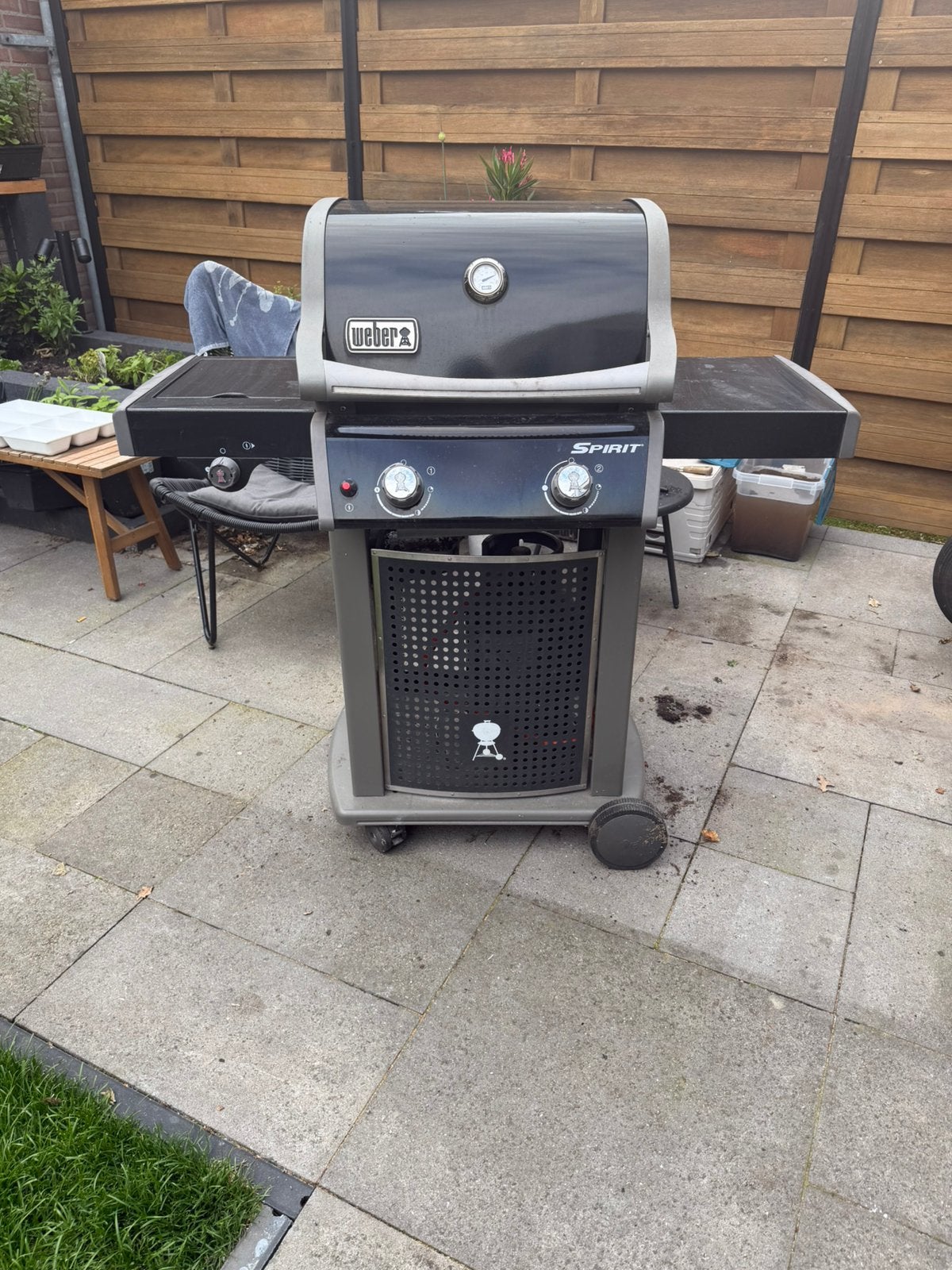 Weber Spirit Classic E-220 gasbarbecue, Ophalen, Gebruikt
