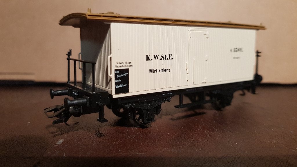 Marklin 48280 Gesloten Bier Wagen “Württemberg”, Hobby en Vrije tijd, Modeltreinen | H0, Nieuw, Wagon, Wisselstroom, Märklin, Ophalen of Verzenden