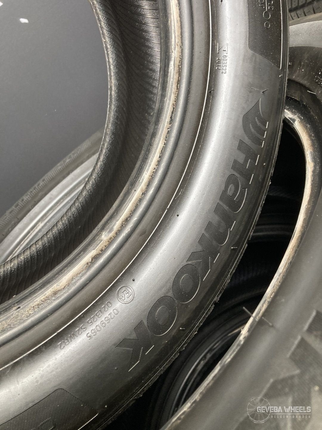 4x 235/55/18 100V AO Hankook Ventus S1 Evo2 zomer banden, 18 inch, Gebruikt, -, -