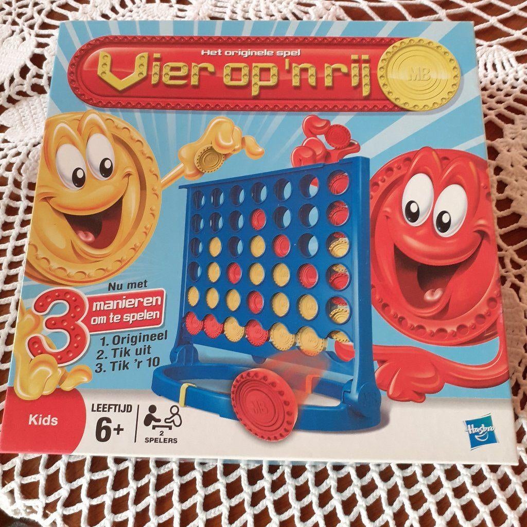 4 op een rij, Een of twee spelers, Ophalen of Verzenden, Zo goed als nieuw, Hasbro