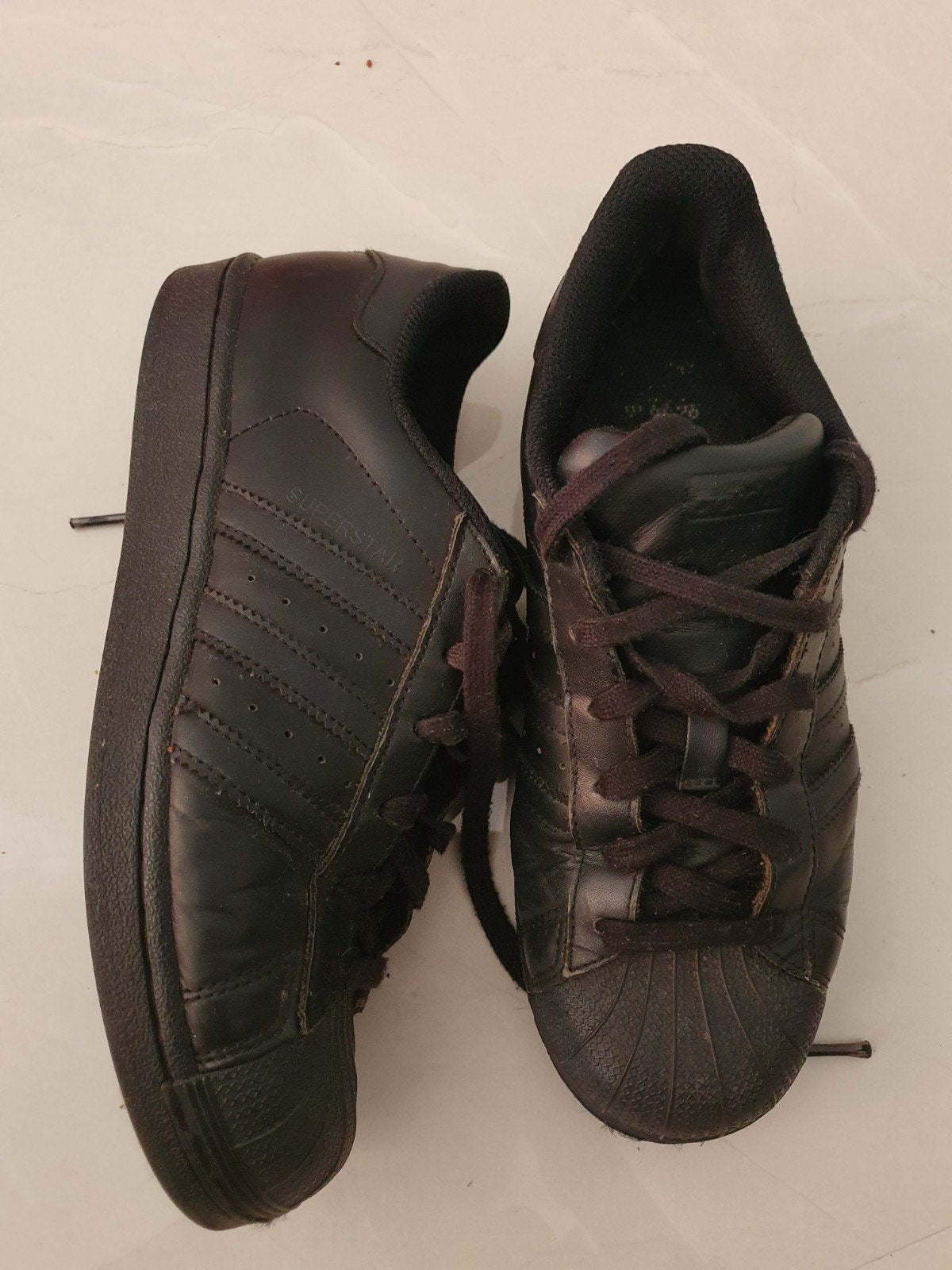 Adidas Superstar sneakers maat 38 zwart, Adidas, Zwart, Ophalen of Verzenden, Sneakers of Gympen