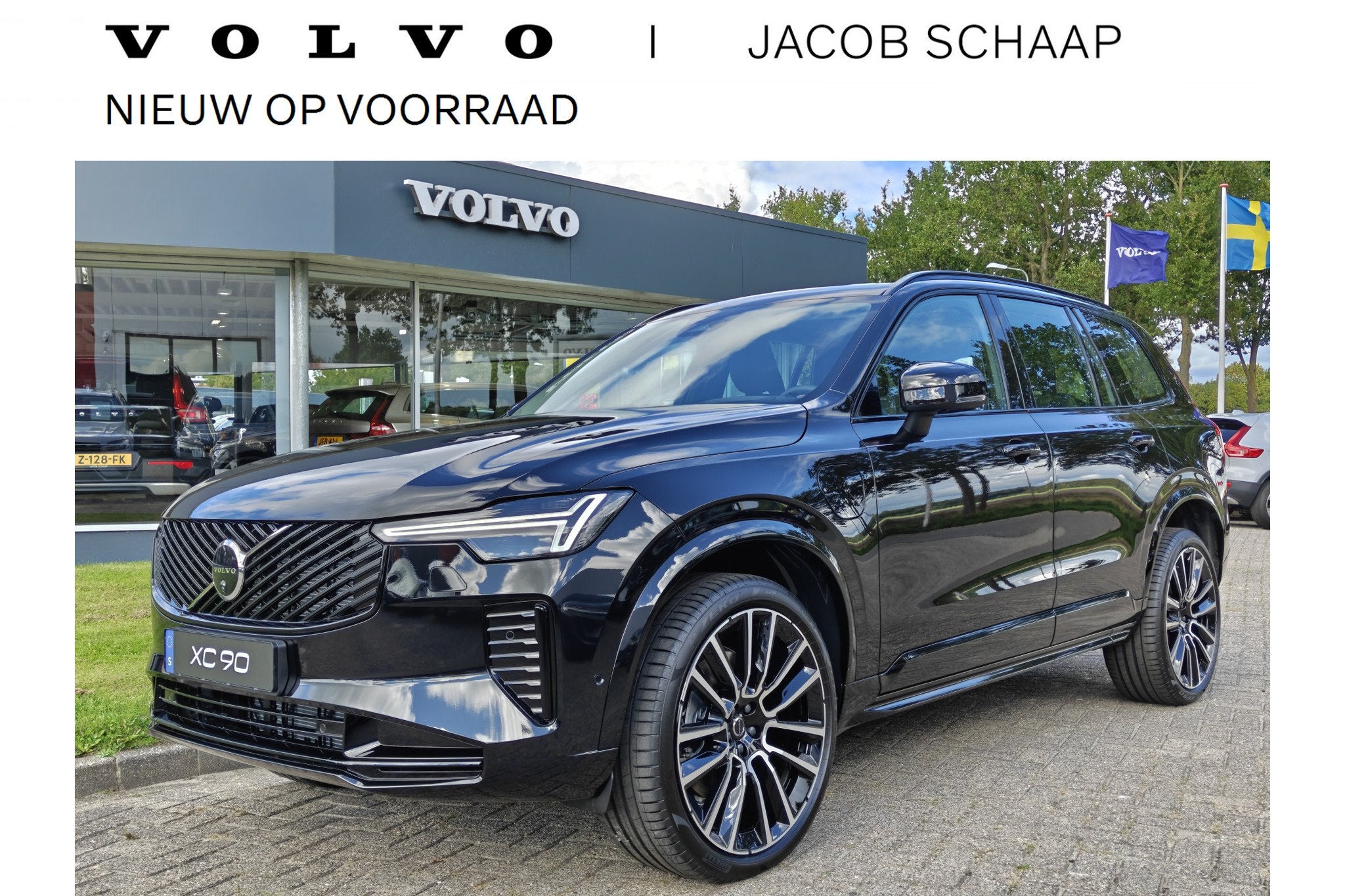 Volvo XC90 T8 Plug-in hybrid AWD Ultra Black Ed. Exec. | VOO, 4 cilinders, 1969 cc, 7 stoelen, Zwart