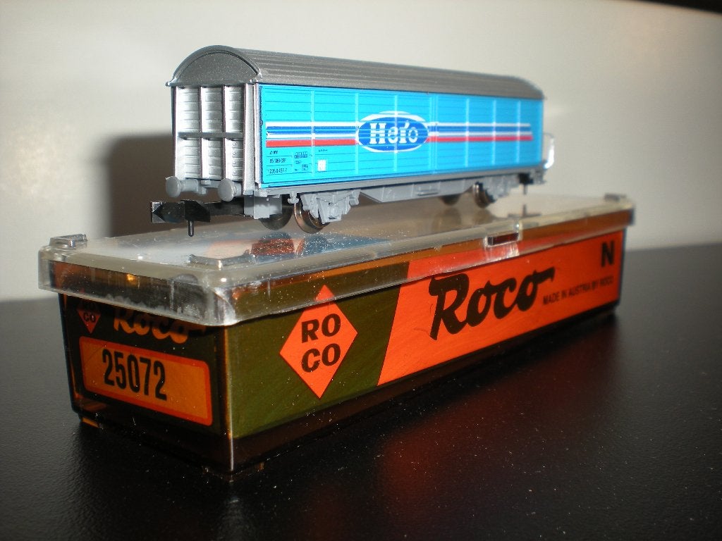 Roco Gesloten goederenwagon Hbis Hero, Gelijkstroom, Wagon, Ophalen of Verzenden, Zo goed als nieuw