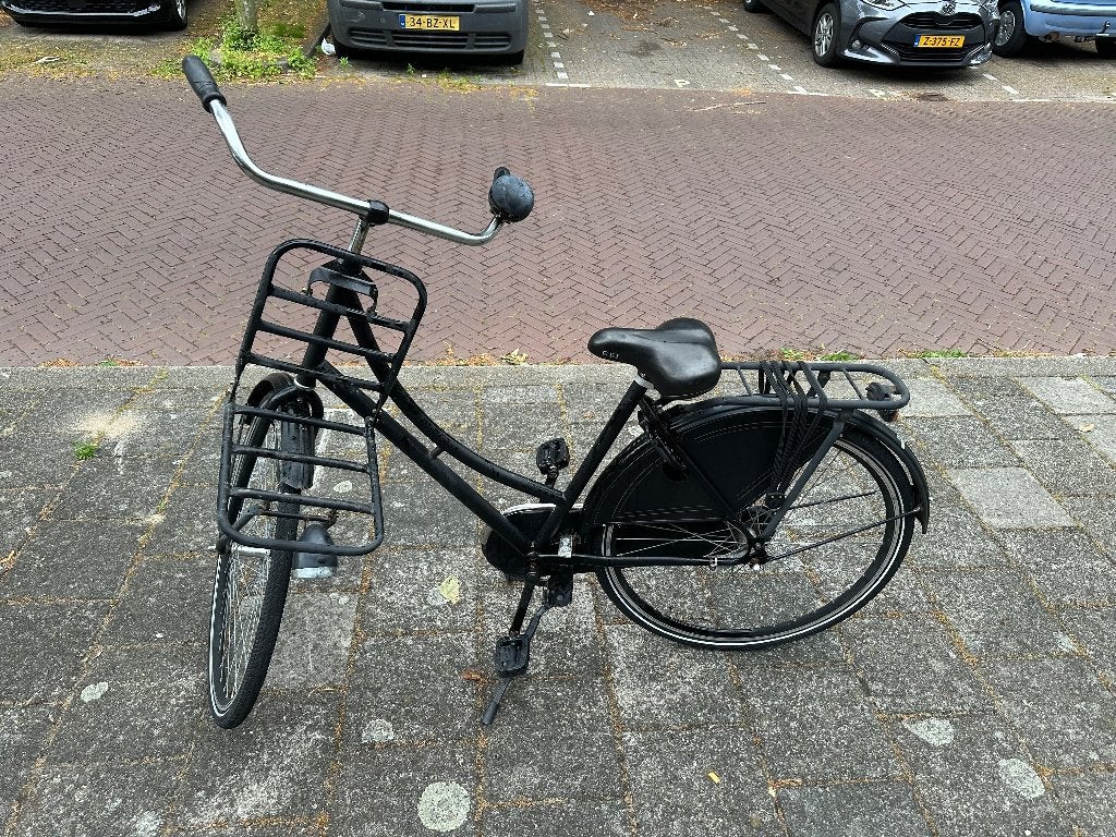 Fiets, Fietsen en Brommers, Fietsen | Dames | Damesfietsen, Ophalen, Gebruikt, Terugtraprem, Overige merken