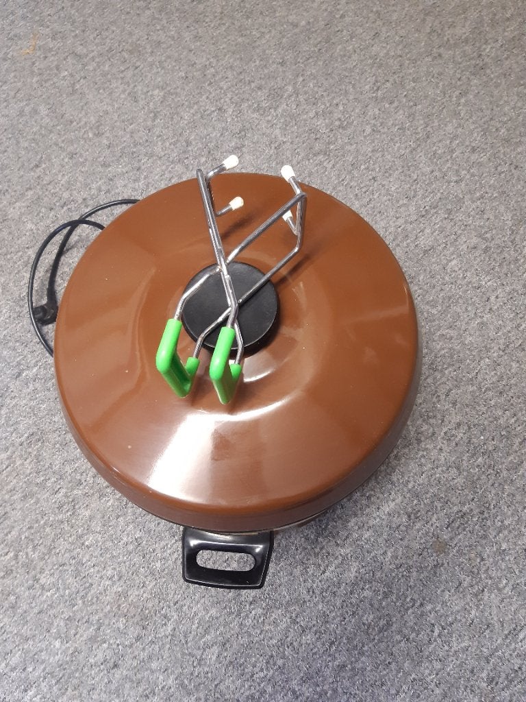 Inmaakketel elektrisch, Ophalen, Metaal, Bruin, Overige typen