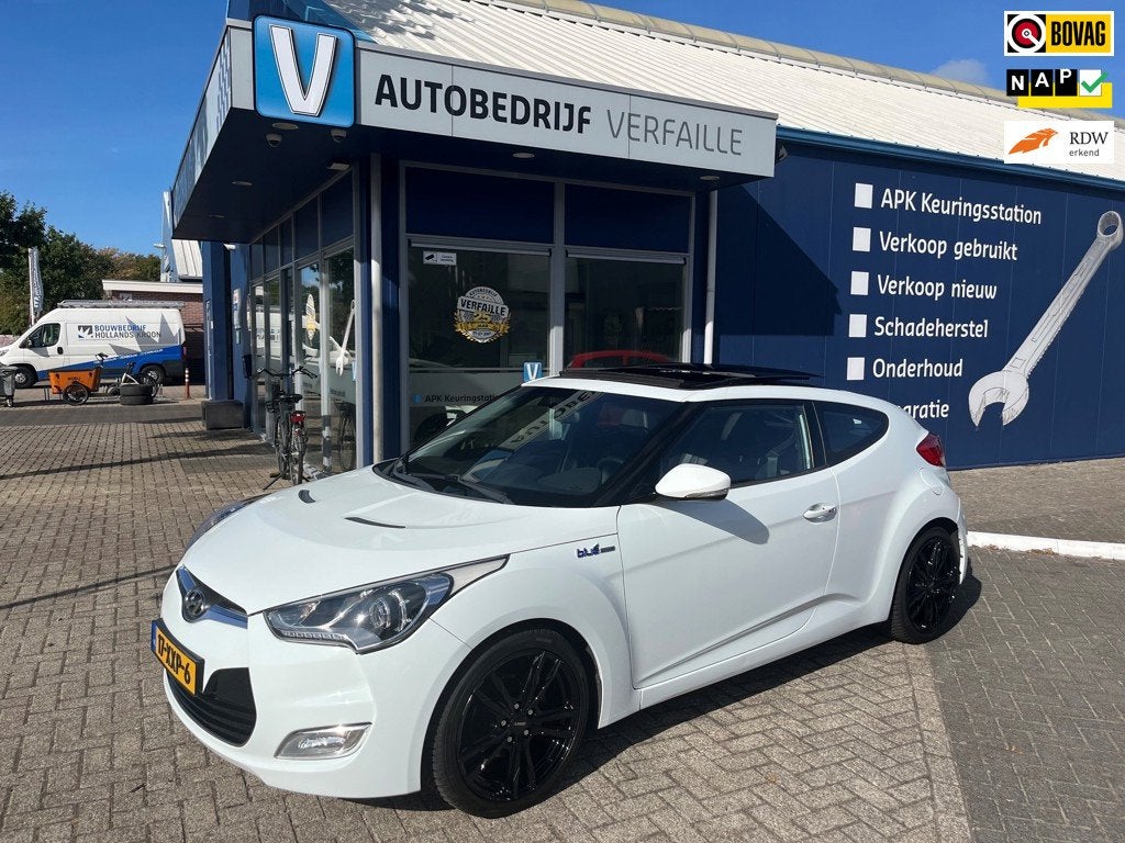 Hyundai Veloster 1.6 GDI i-Catcher Pano dak, airco, cruise c, Auto's, Voorwielaandrijving, Gebruikt, 4 cilinders, 4 stoelen