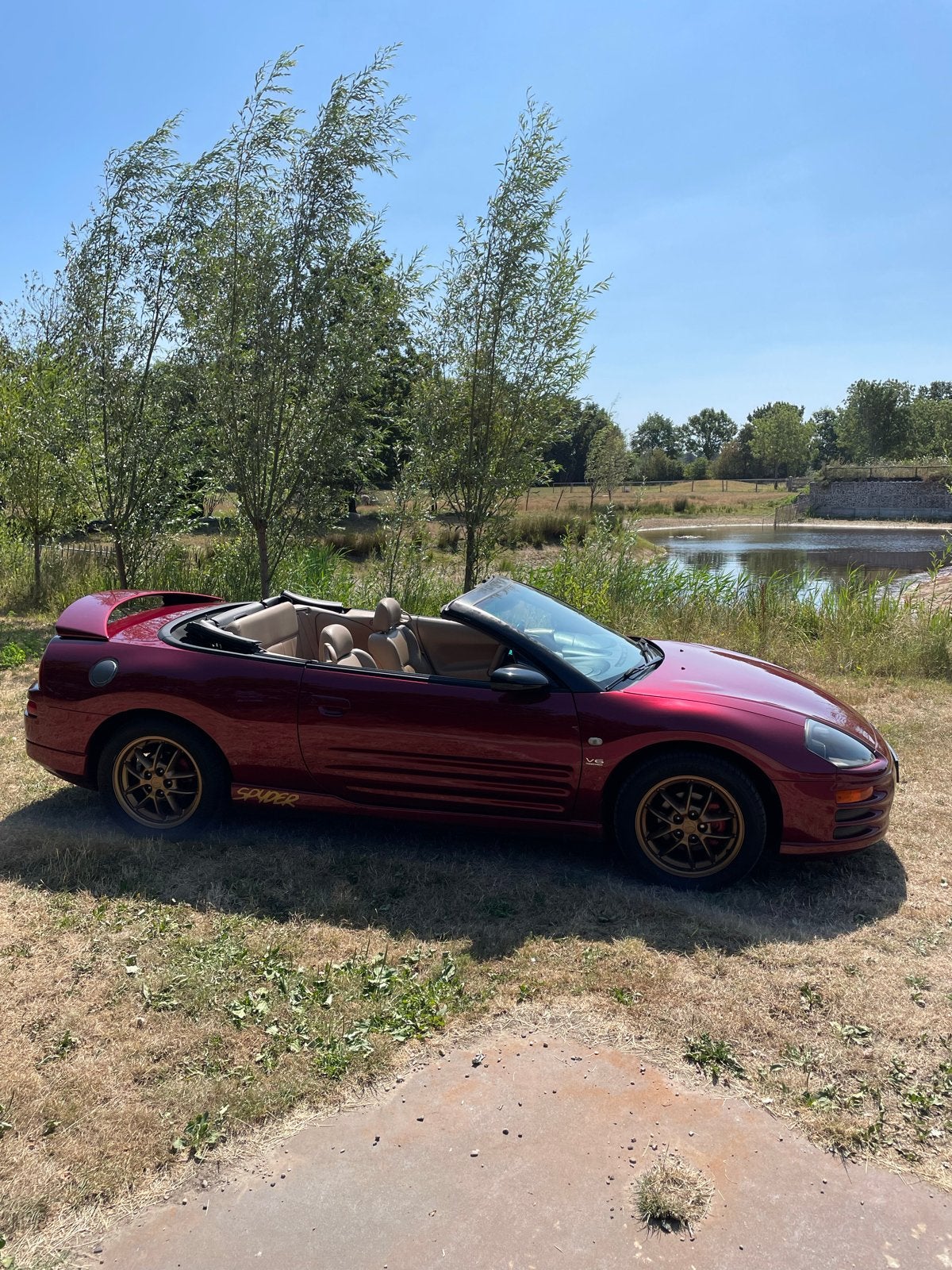 Mitsubishi eclipse Spyder 3G  3.0 V6 uniek!!, Auto's, Mitsubishi, Cabriolet, 4 stoelen, 2998 cc, Geïmporteerd