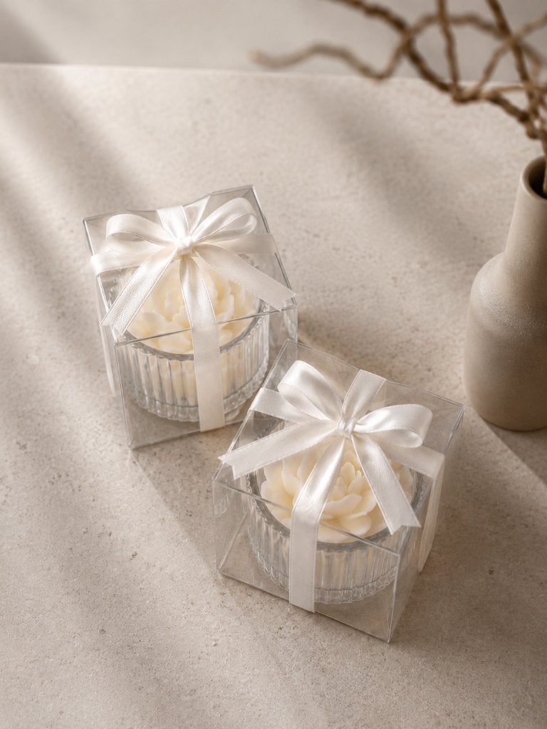 AANBIEDING ;bedankjes trouwbedankjes babyshower kaarsen, Overige materialen, Wit, Nieuw, Ophalen of Verzenden