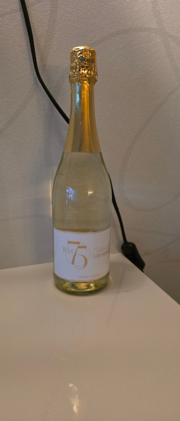 Riviera Maison 75 Jaar Jubileum Bubbels Fles Collecters Item, Ophalen of Verzenden, Nieuw
