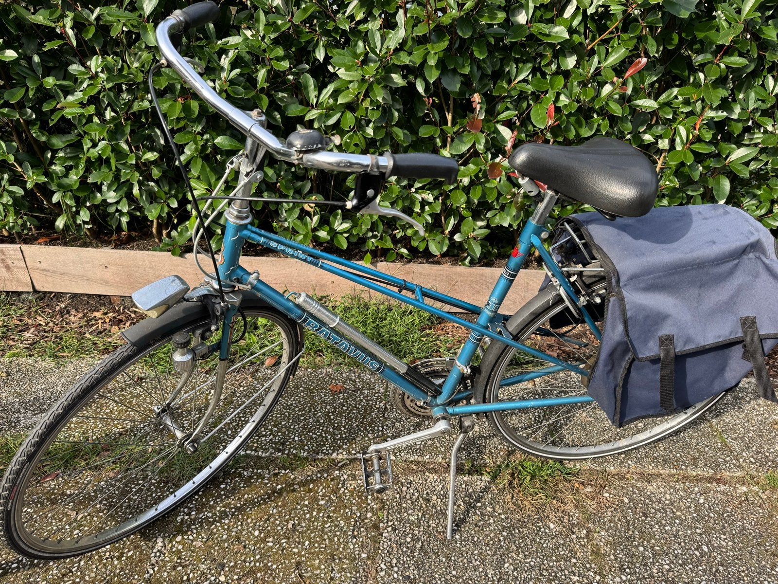 Batavus sprint stadsfiets - Goed onderhouden - blauw, Ophalen, Terugtraprem, Versnellingen, Batavus