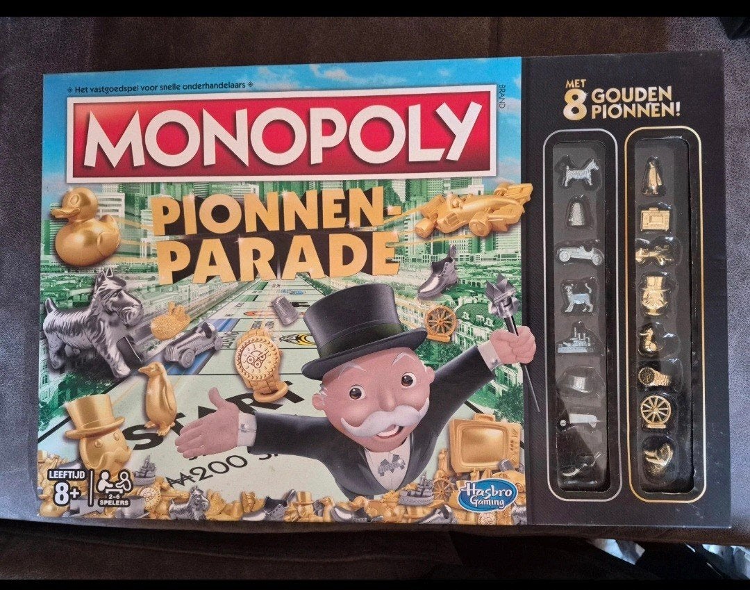Monopoly Pionnen Parade zo goed als nieuw, Drie of vier spelers, Ophalen of Verzenden, Zo goed als nieuw, Hasbro Gaming