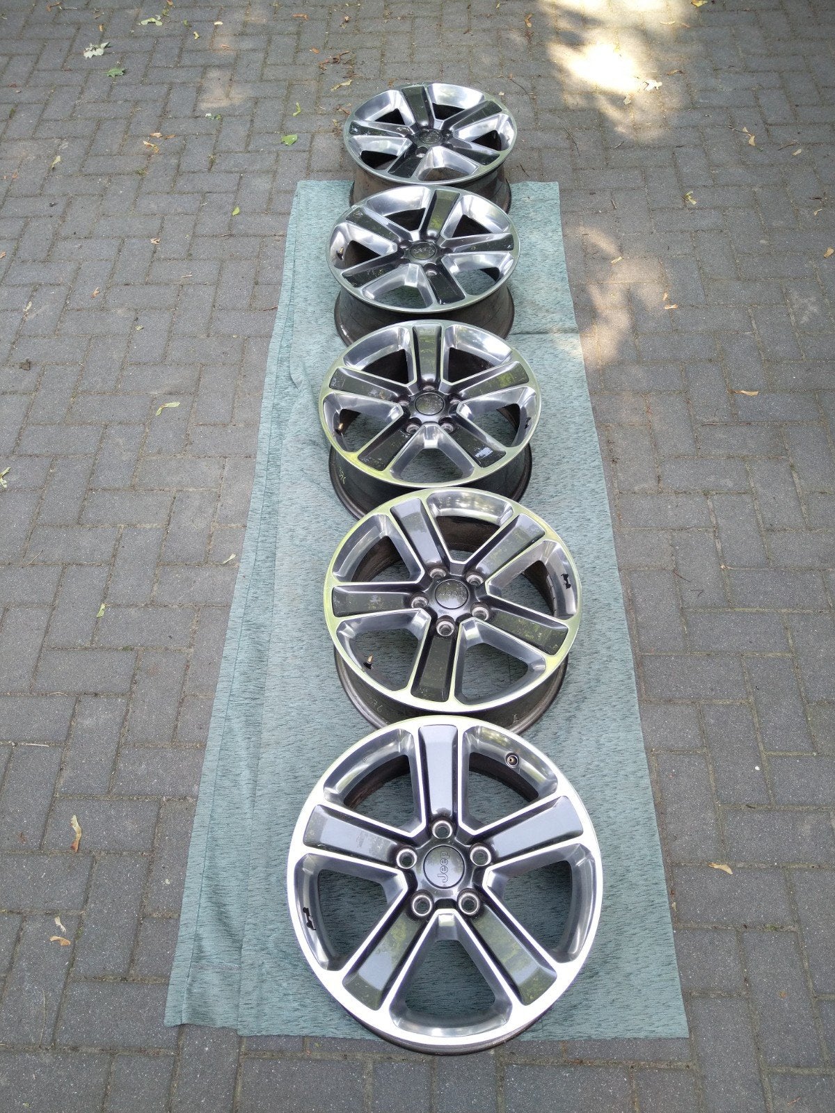 5x127 Jeep velgen wielen 18 inch, Auto-onderdelen, Banden en Velgen, Ophalen, All Season, Velg(en)