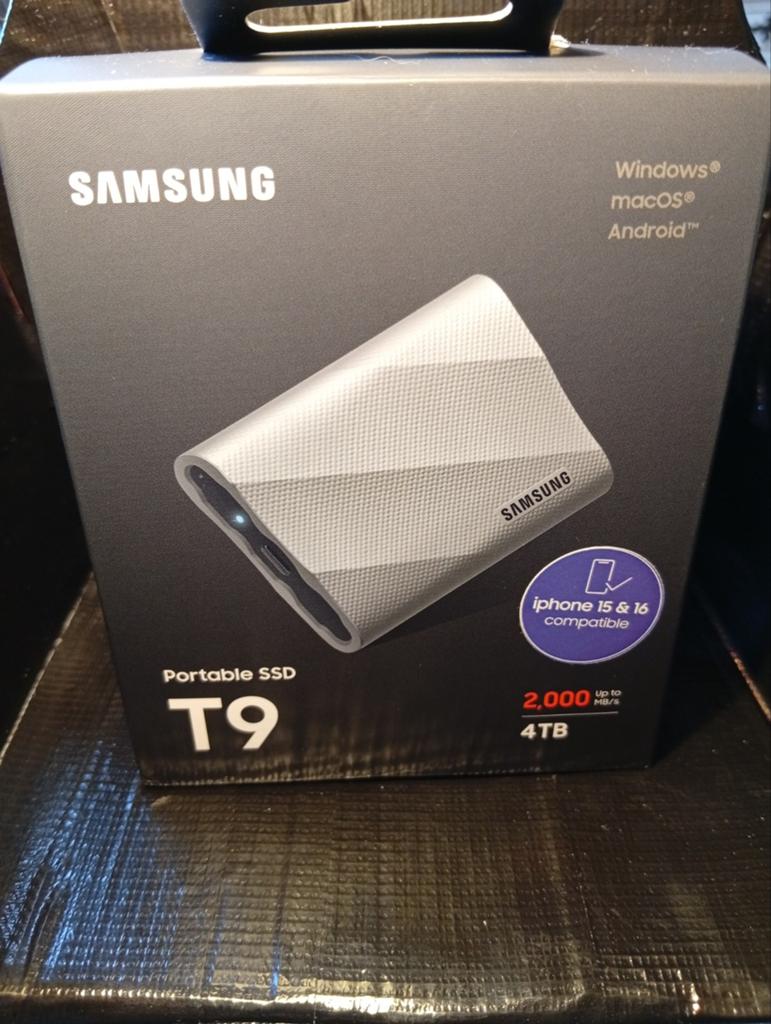 Samsung T9 4TB SSD., Nieuw, Ophalen of Verzenden, Samsung, Laptop