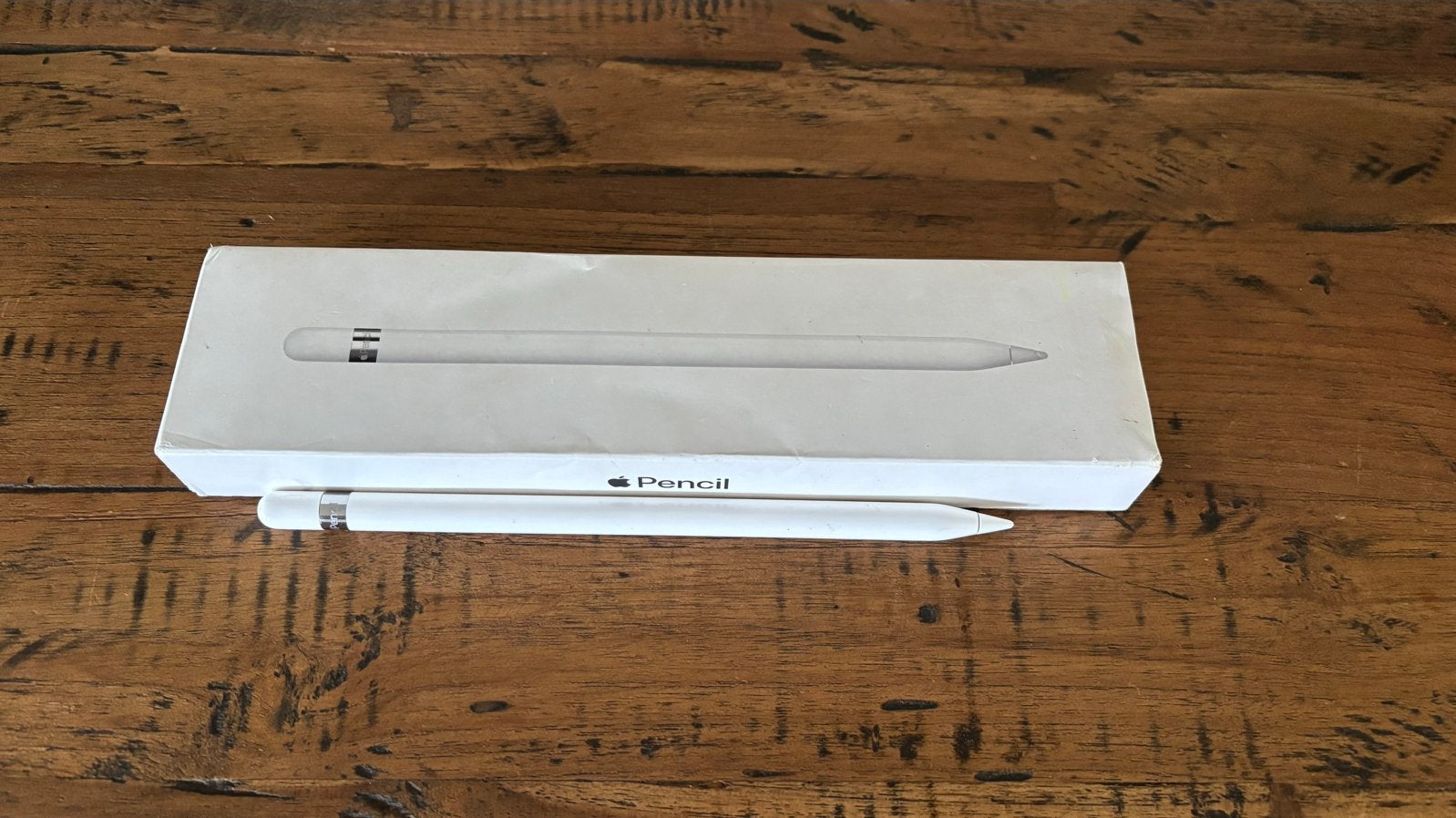 Apple Pencil 1e generatie - ongetest, 10 inch, Gebruikt, Apple iPad, Wit