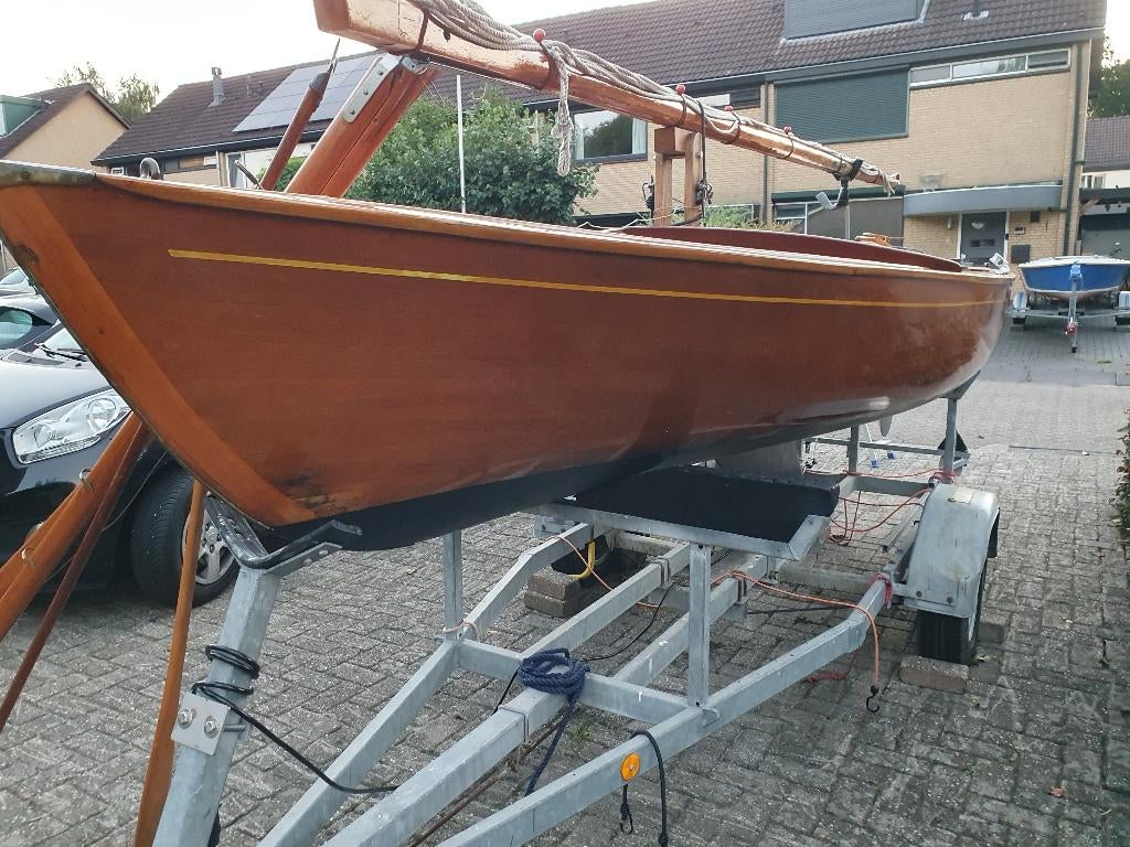 open zeilboten Houten Vrijheid, Watersport en Boten, Open zeilboten, Ophalen, Gebruikt, Overige typen, Hout
