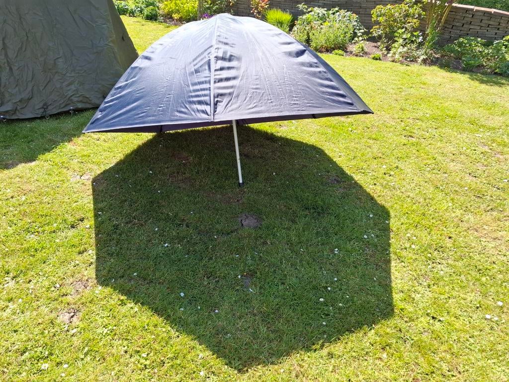 Complete visuitrusting: tent, stoel en ligbed, Caravans en Kamperen, Tenten, Gebruikt, Ophalen of Verzenden