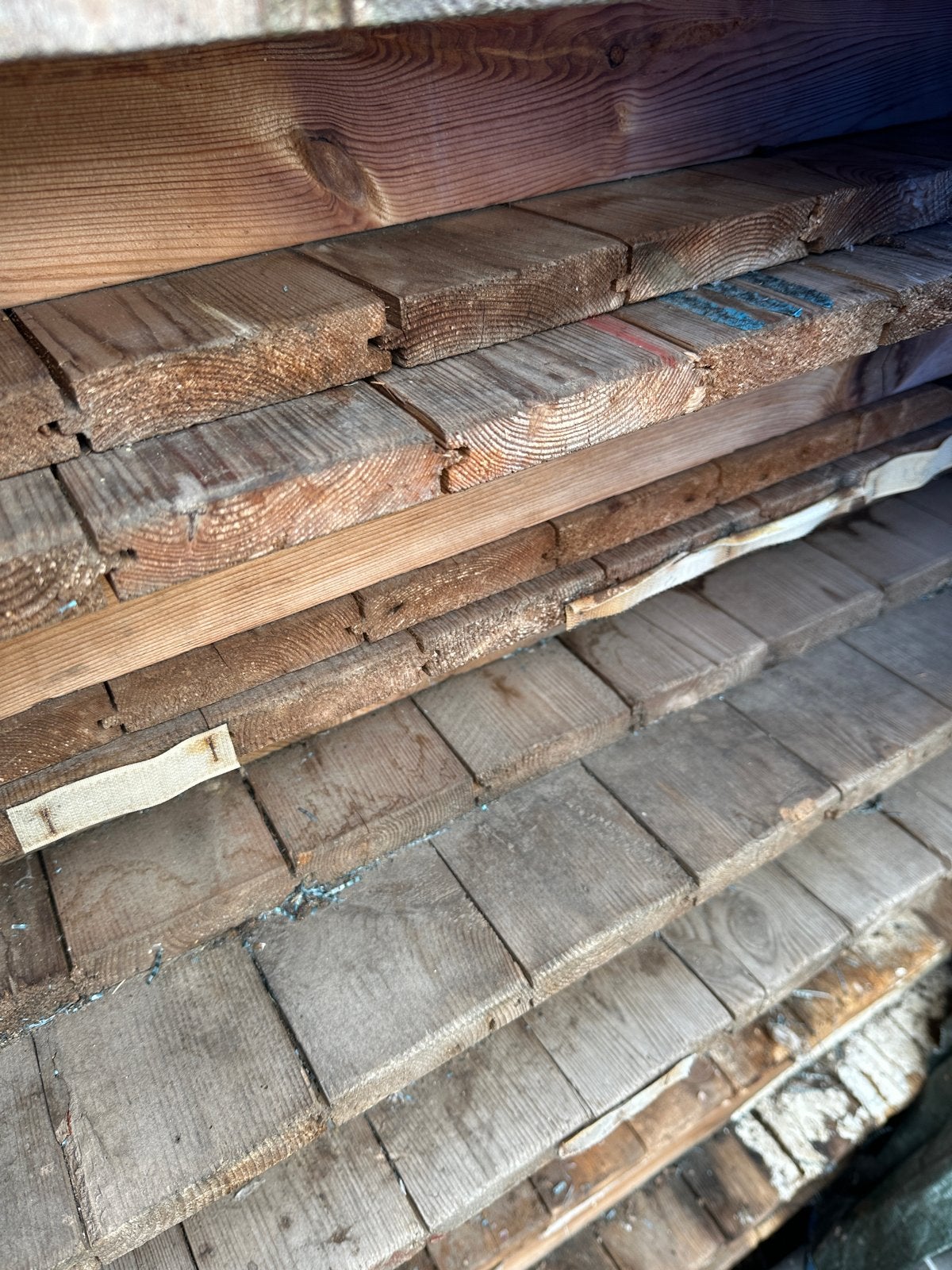 Podiumdelen hout demontabel 30-34 m², Ophalen, Gebruikt