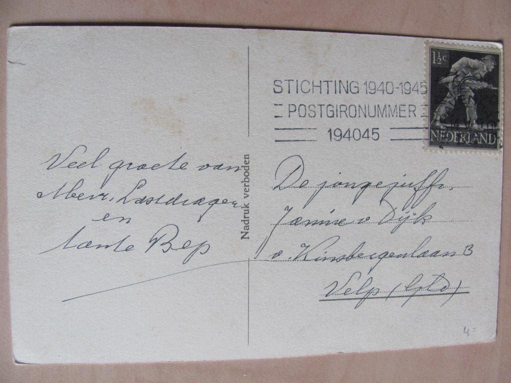 's-Gravenhage,  oorlogskaart met chique auto's Buitenhof, Ophalen of Verzenden, Voor 1920, Gelopen, Zuid-Holland