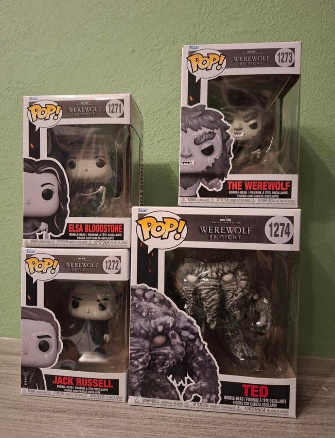 Funko Pop - Marvel - Werewolf by Night Set, Ophalen of Verzenden, Gebruikt