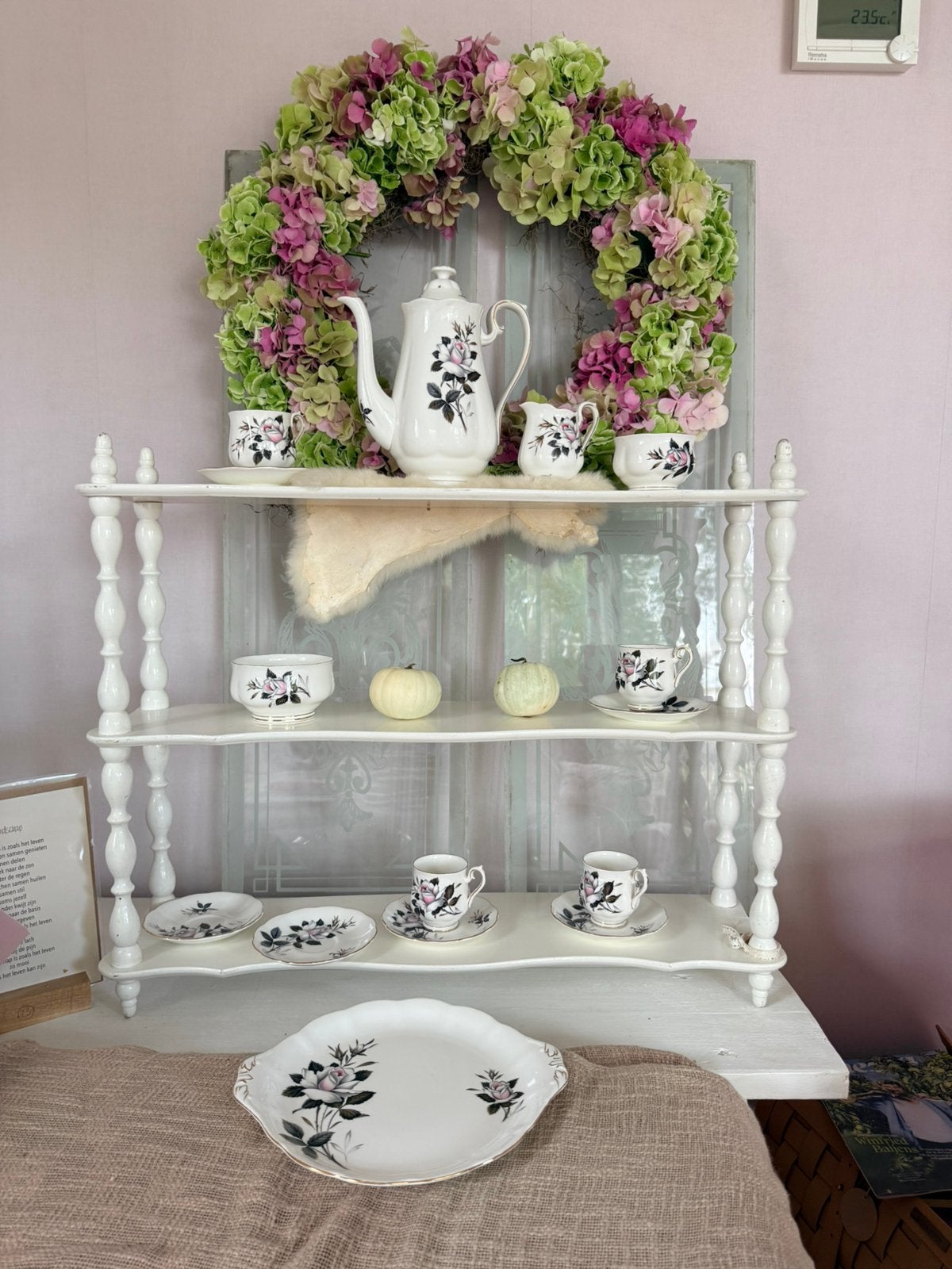 Royal Albert Queens Messenger servies izgst, Ophalen, Verzilverd, Zo goed als nieuw, Porselein